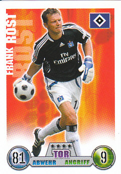 Frank Rost Hamburger SV 2008/09 Topps MA Bundesliga #127